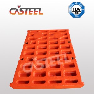 PE-1000x 1200 턱 분쇄기 부품, 고정/swing 턱 플레이트, 측면 판